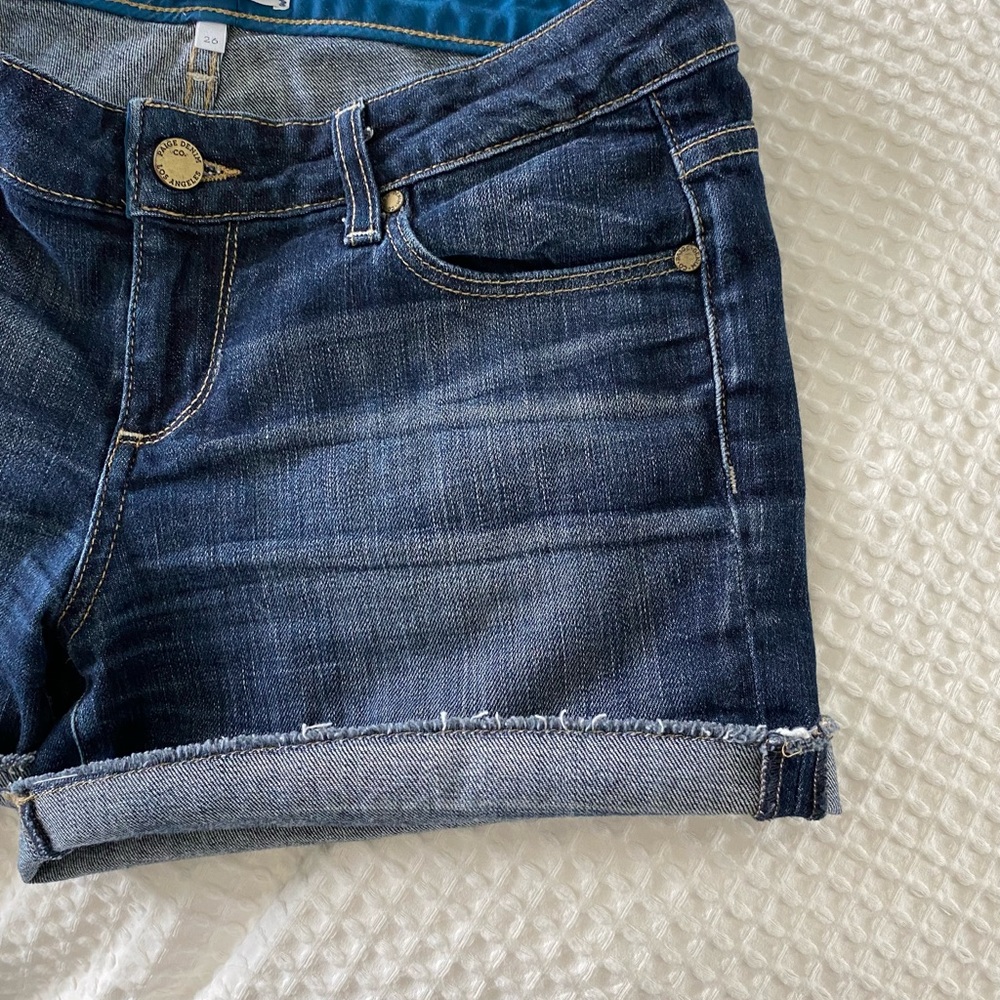 Paige
Jimmy Jimmy Shorts w/ Raw Cuff